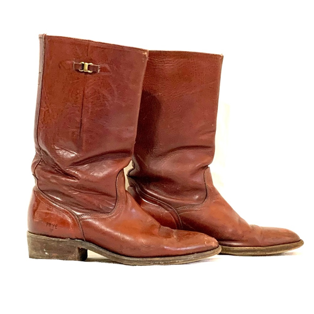 Funky vintage Frye leather boots